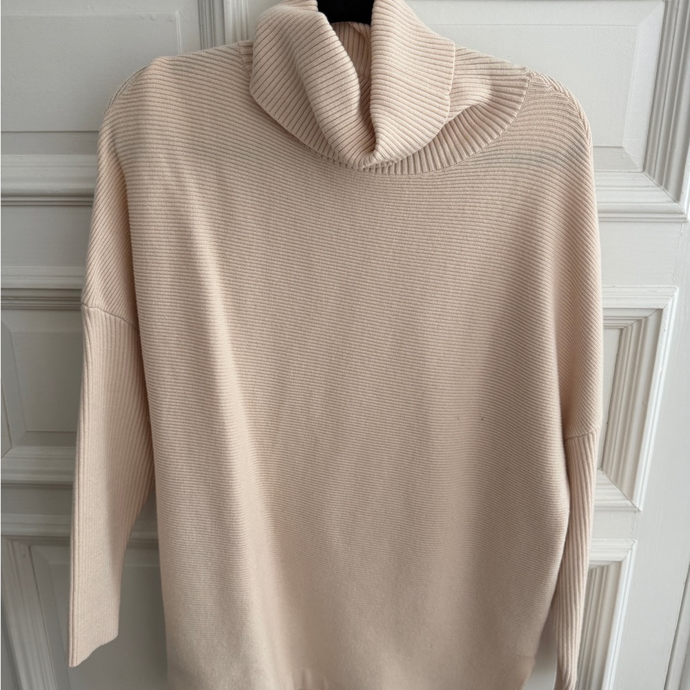 Amazon Cream Cowl Neck Sweater
